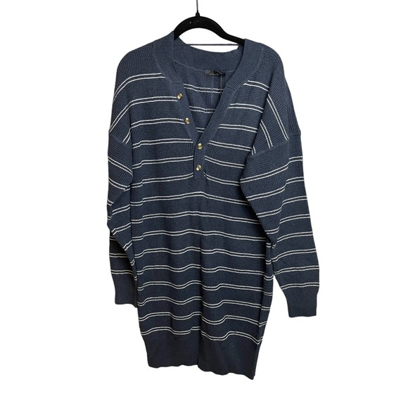 prAna Milani Henley Dress in Nautical Stripe Size XS NWT‎ - Picture 2 of 9